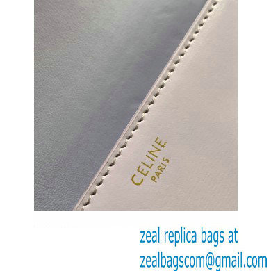 Celine CHAIN SHOULDER BAG triomphe in Shiny calfskin 197993 Light Lavender - Click Image to Close