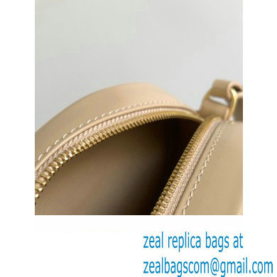 Celine CROSSBODY OVAL PURSE cuir triomphe in SMOOTH CALFSKIN 101703 Beige - Click Image to Close