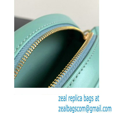 Celine CROSSBODY OVAL PURSE cuir triomphe in SMOOTH CALFSKIN 101703 Cyan - Click Image to Close