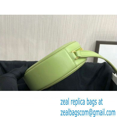 Celine CROSSBODY OVAL PURSE cuir triomphe in SMOOTH CALFSKIN 101703 Light Green - Click Image to Close