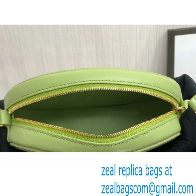 Celine CROSSBODY OVAL PURSE cuir triomphe in SMOOTH CALFSKIN 101703 Light Green - Click Image to Close