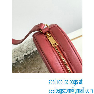 Celine CROSSBODY OVAL PURSE cuir triomphe in SMOOTH CALFSKIN 101703 Rouge Red - Click Image to Close