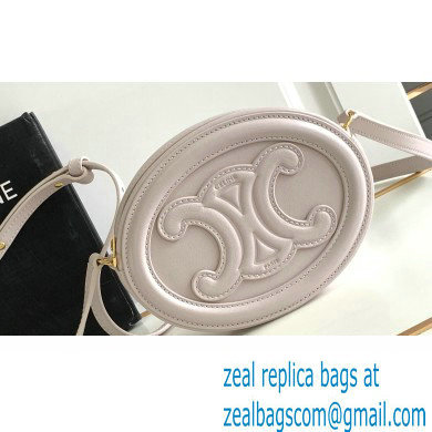 Celine CROSSBODY OVAL PURSE cuir triomphe in SMOOTH CALFSKIN 101703 Trench