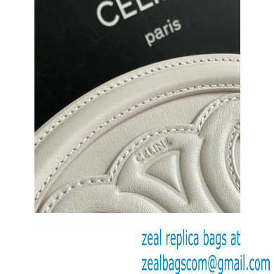 Celine CROSSBODY OVAL PURSE cuir triomphe in SMOOTH CALFSKIN 101703 Trench - Click Image to Close