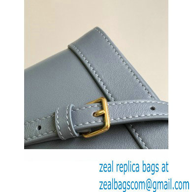 Celine MINI BUCKET CUIR TRIOMPHE Bag in SMOOTH CALFSKIN 10L433 Blue Grey