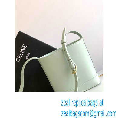 Celine MINI BUCKET CUIR TRIOMPHE Bag in SMOOTH CALFSKIN 10L433 Jade