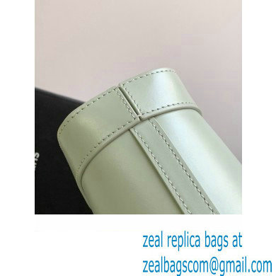 Celine MINI BUCKET CUIR TRIOMPHE Bag in SMOOTH CALFSKIN 10L433 Jade