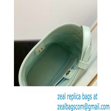 Celine MINI BUCKET CUIR TRIOMPHE Bag in SMOOTH CALFSKIN 10L433 Jade