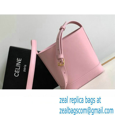 Celine MINI BUCKET CUIR TRIOMPHE Bag in SMOOTH CALFSKIN 10L433 Pink - Click Image to Close