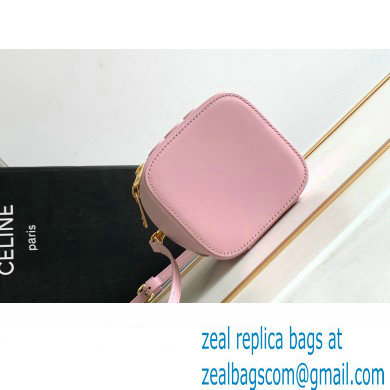 Celine MINI VANITY CASE CUIR TRIOMPHE Bag in SMOOTH CALFSKIN 10J763 Pink