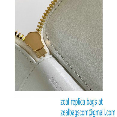 Celine MINI VANITY CASE CUIR TRIOMPHE Bag in SMOOTH CALFSKIN 10J763 White