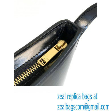 Celine Medium Celine Croque Bag in SHINY CALFSKIN 112273 Black