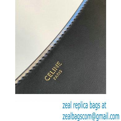 Celine Medium Celine Croque Bag in SHINY CALFSKIN 112273 Black