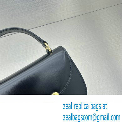 Celine Mini besace triomphe Bag in SHINY CALFSKIN Black - Click Image to Close