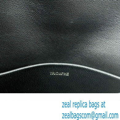 Celine Mini besace triomphe Bag in SHINY CALFSKIN Black - Click Image to Close