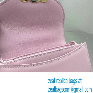 Celine Mini besace triomphe Bag in SHINY CALFSKIN Pink - Click Image to Close