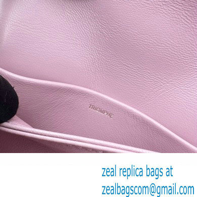 Celine Mini besace triomphe Bag in SHINY CALFSKIN Pink