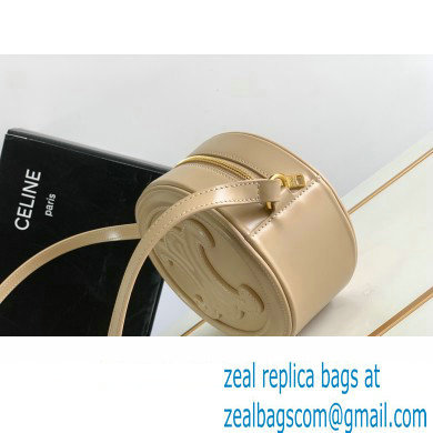 Celine OVAL BAG CUIR TRIOMPHE in SMOOTH CALFSKIN 198603 Beige