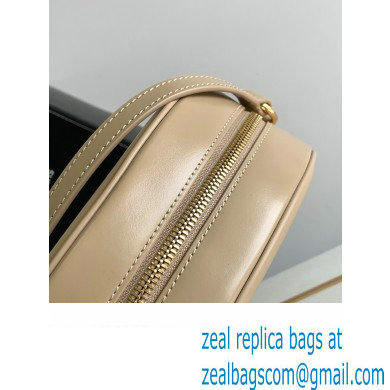 Celine OVAL BAG CUIR TRIOMPHE in SMOOTH CALFSKIN 198603 Beige