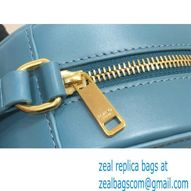 Celine OVAL BAG CUIR TRIOMPHE in SMOOTH CALFSKIN 198603 Blue - Click Image to Close