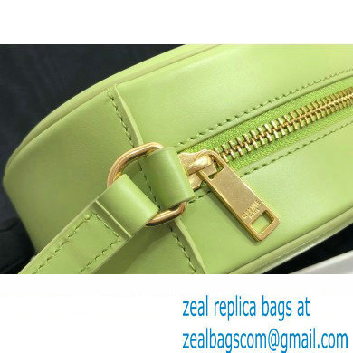 Celine OVAL BAG CUIR TRIOMPHE in SMOOTH CALFSKIN 198603 Light Green - Click Image to Close