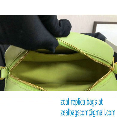 Celine OVAL BAG CUIR TRIOMPHE in SMOOTH CALFSKIN 198603 Light Green - Click Image to Close