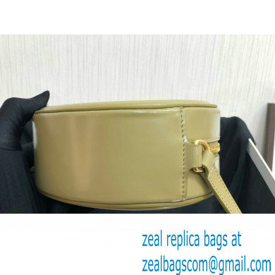 Celine OVAL BAG CUIR TRIOMPHE in SMOOTH CALFSKIN 198603 Olive Green - Click Image to Close