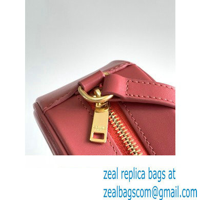 Celine OVAL BAG CUIR TRIOMPHE in SMOOTH CALFSKIN 198603 Rouge Red