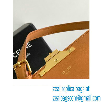 Celine SHOULDER BAG triomphe in TRIOMPHE Canvas and Calfskin 194143 Green - Click Image to Close