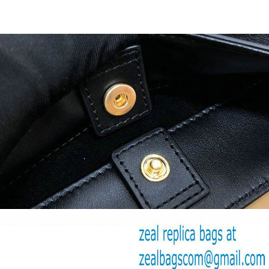 Celine SMALL BUCKET CUIR TRIOMPHE Bag in SMOOTH CALFSKIN 198243 Black