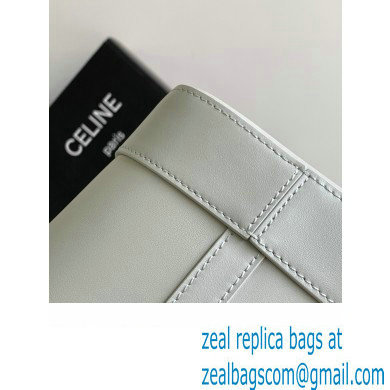 Celine SMALL BUCKET CUIR TRIOMPHE Bag in SMOOTH CALFSKIN 198243 Chalk