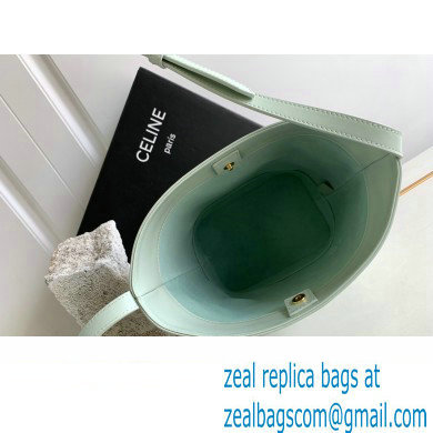 Celine SMALL BUCKET CUIR TRIOMPHE Bag in SMOOTH CALFSKIN 198243 Jade - Click Image to Close