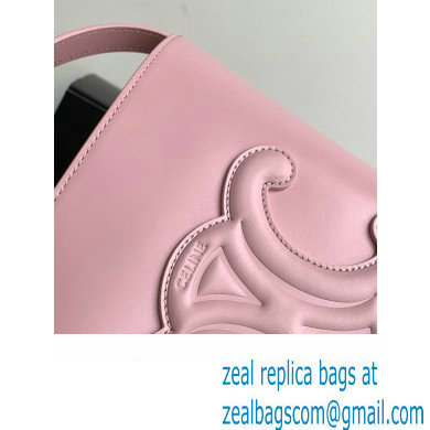 Celine SMALL BUCKET CUIR TRIOMPHE Bag in SMOOTH CALFSKIN 198243 Pink - Click Image to Close