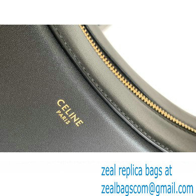Celine besace noeuds francais Bag in Shiny Calfskin 198008 Black