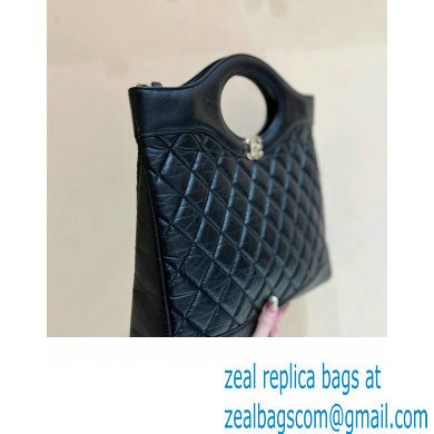 Chanel 31 Large Shopping Bag in Shiny Crumpled Calfskin black AS1010 2023(original quality)