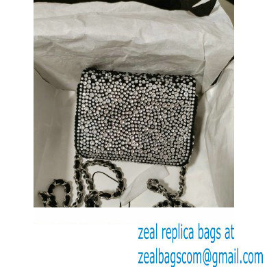 Chanel Crystals Mini Flap Bag Black 2023