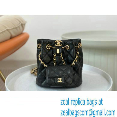 Chanel Small Backpack in Calfskin AS3947 black 2023