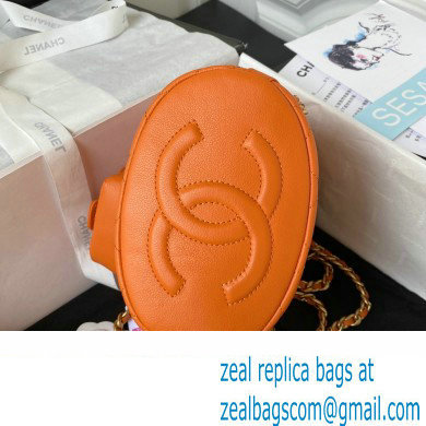 Chanel Small Backpack in Calfskin AS3947 orange 2023