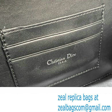 Dior Caro Box Bag in Quilted Macrocannage Calfskin Black - Click Image to Close