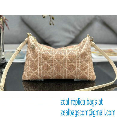 Dior Dream bag in Dusty Ivory Cannage Cotton with Bead Embroidery 2023