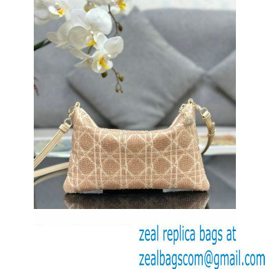 Dior Dream bag in Dusty Ivory Cannage Cotton with Bead Embroidery 2023