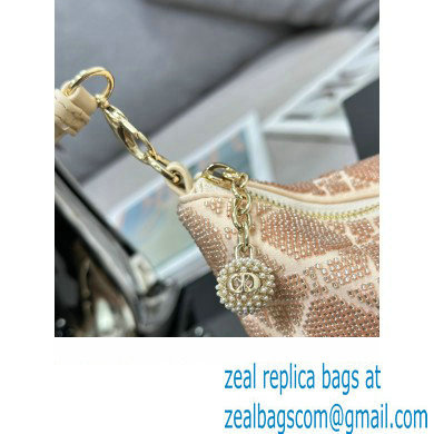 Dior Dream bag in Dusty Ivory Cannage Cotton with Bead Embroidery 2023 - Click Image to Close