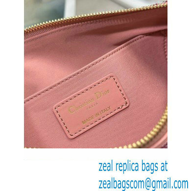 Dior Dream bag in pink Cannage Cotton with Bead Embroidery 2023