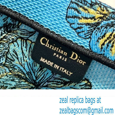 Dior Large Book Tote Bag in Multicolor Toile de Jouy Voyage Embroidery Blue - Click Image to Close