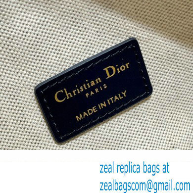 Dior Medium DiorTravel Nomad Pouch bag in Blue Dior Oblique Jacquard - Click Image to Close