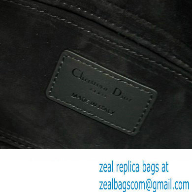 Dior Medium Lady D-Joy Bag in Ultramatte Black Cannage Calfskin - Click Image to Close