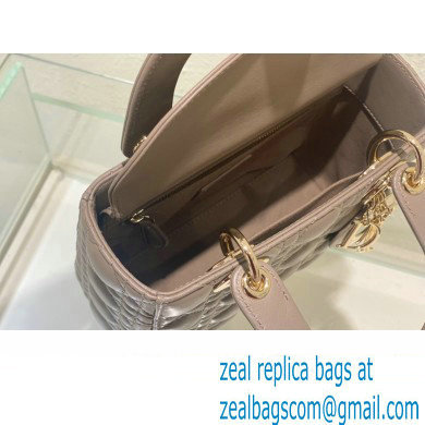Dior Small Lady Dior My ABCDior Bag in gray Cannage Lambskin 2023