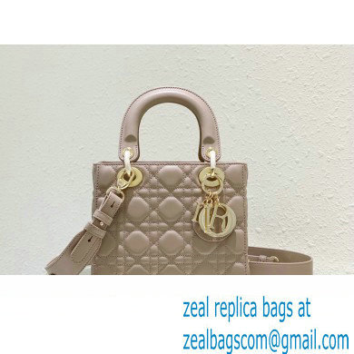 Dior Small Lady Dior My ABCDior Bag in sand-colored Cannage Lambskin 2023