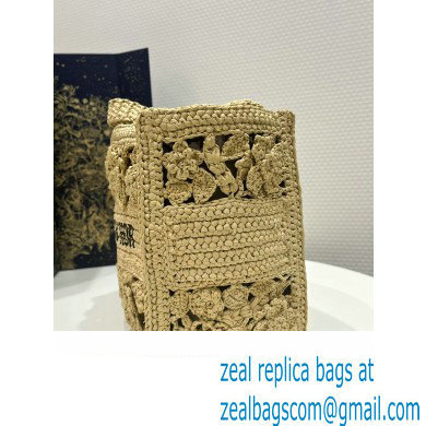 Dior small Book Tote Bag in raffia 2023 - Click Image to Close