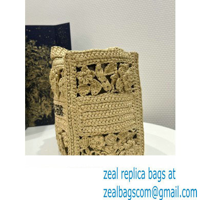 Dior small Book Tote Bag in raffia 2023